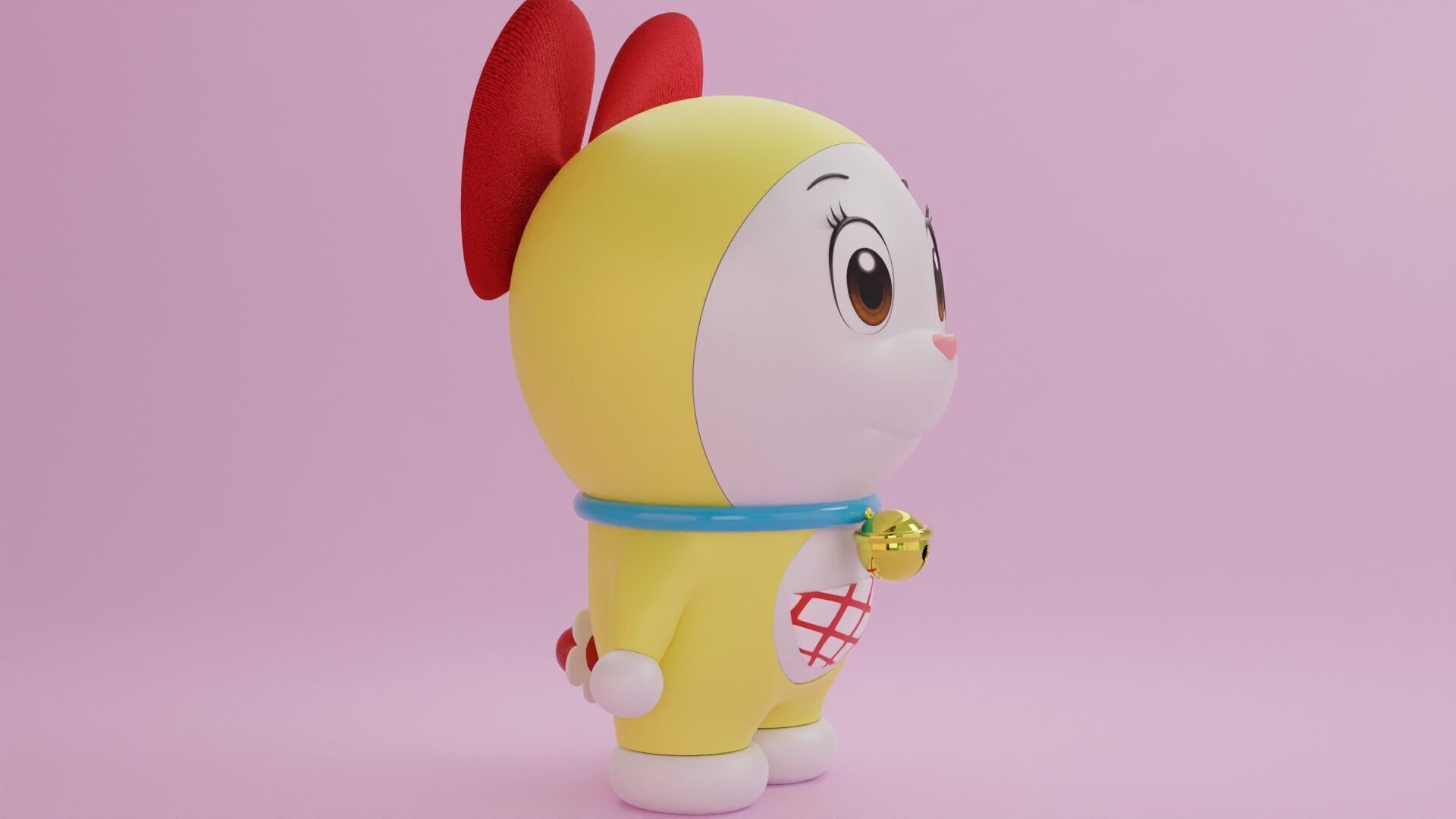 Dorami -Doraemon 3D model_6