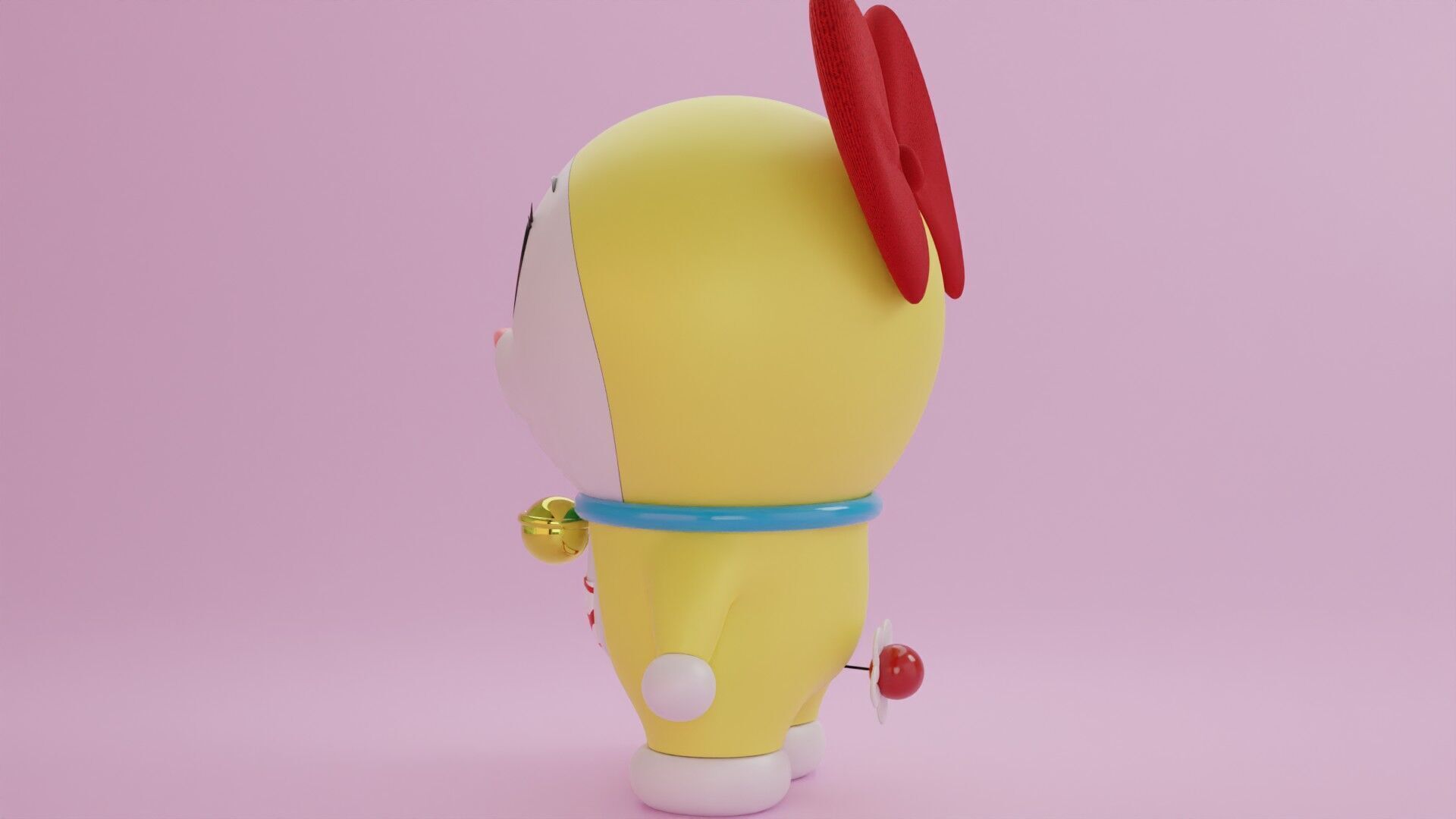 Dorami -Doraemon 3D model_2