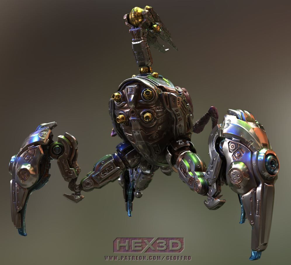 Doom Arachnotron 3D print model_1