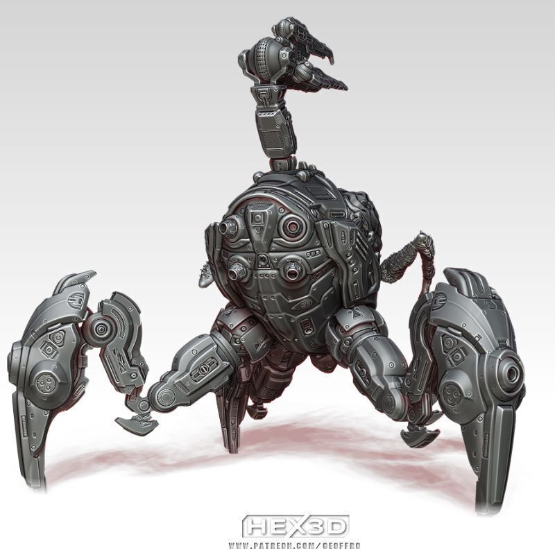 Doom Arachnotron 3D print model_3