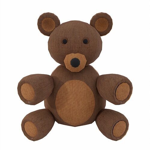 Teddy Bear doll  Low-poly 3D model