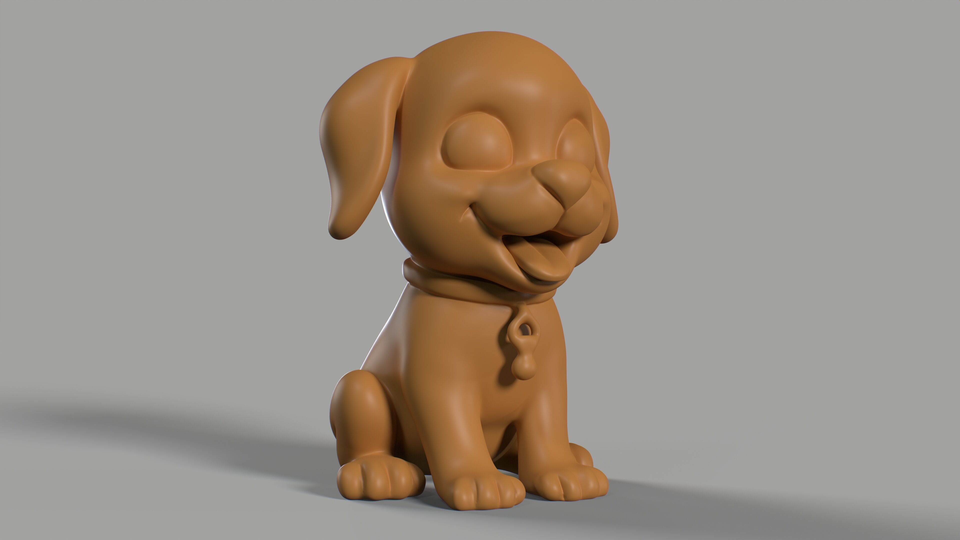 Labrador Retriever Figurine 3D print model_2