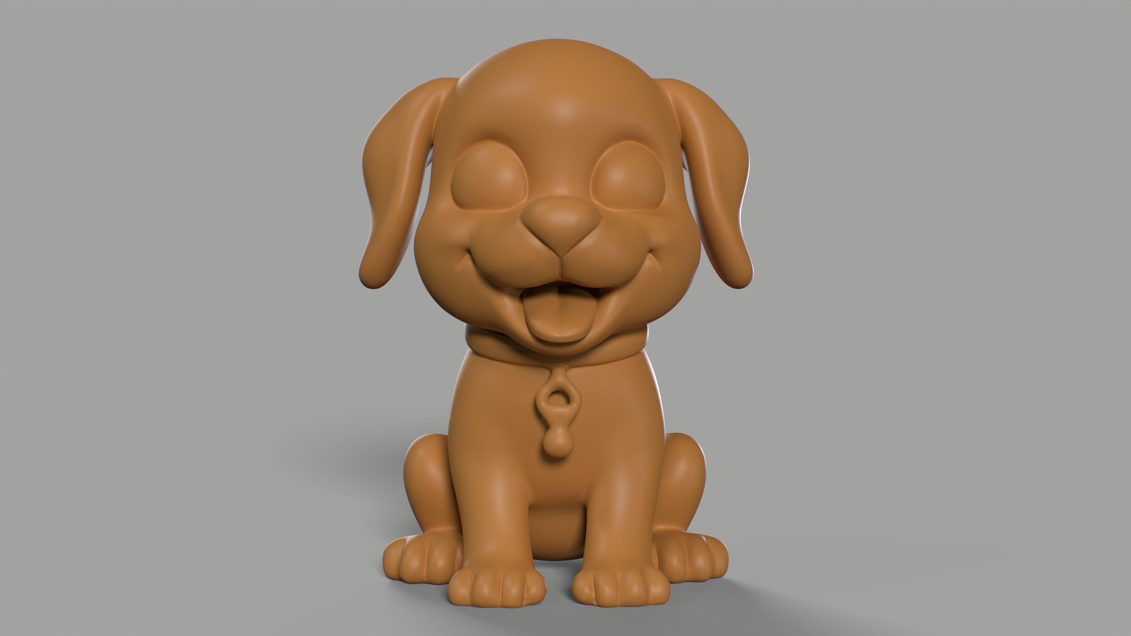 Labrador Retriever Figurine 3D print model_3