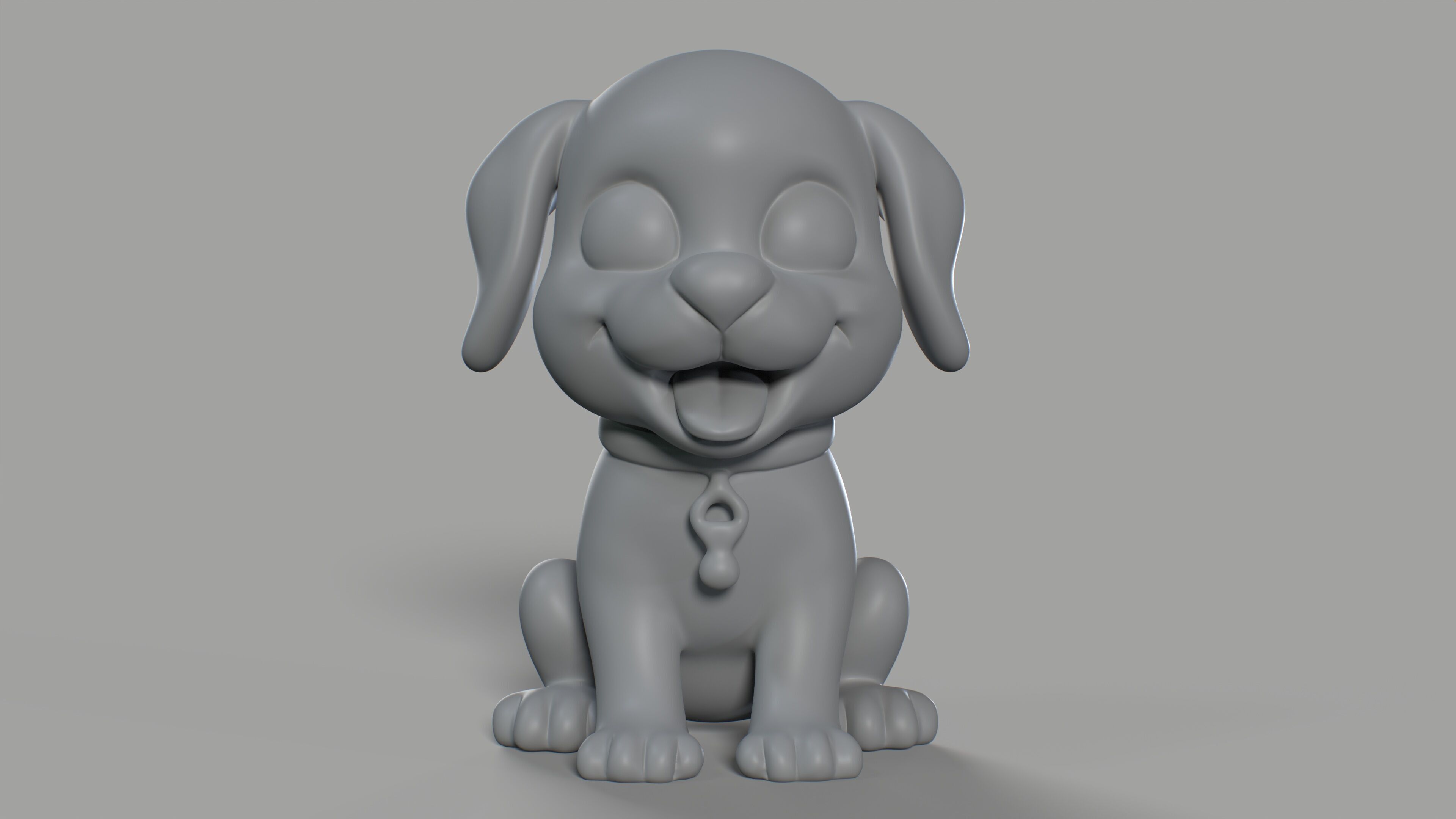 Labrador Retriever Figurine 3D print model_5