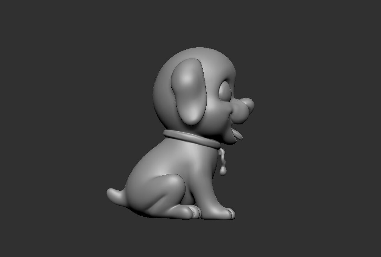 Labrador Retriever Figurine 3D print model_7