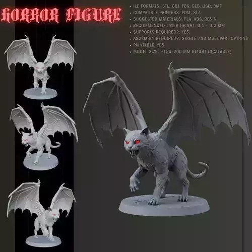 Mystical Sky Hunter 3D print model
