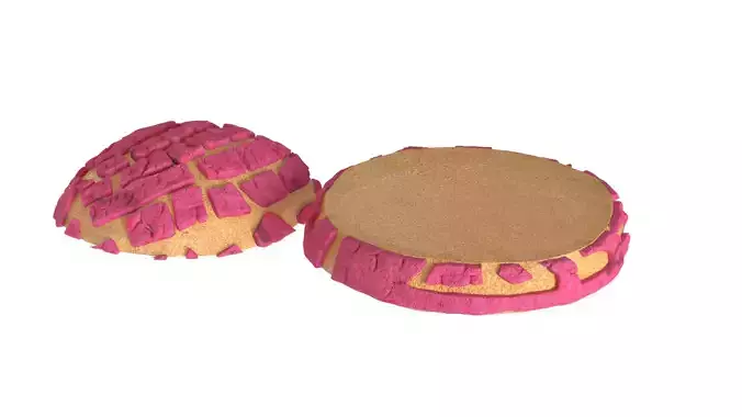 Concha Cake 3D model