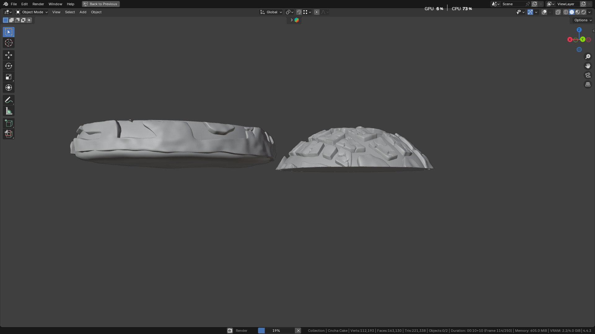 Concha Cake 3D model_10