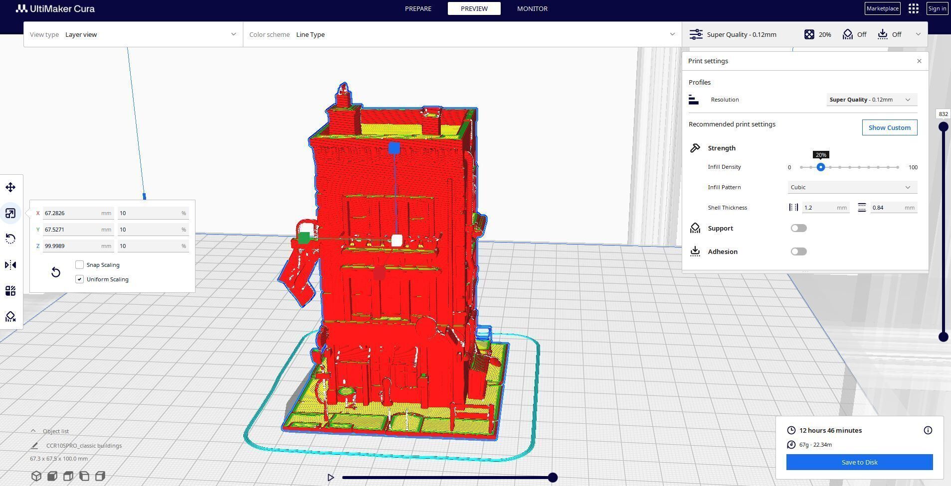 Shop buildings 3D print model_1