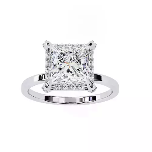 PRINCESS DIAMOND RING -CAD-158