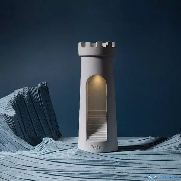 Table Lamp Miniature - For 3d print or concrete mold 3D print model
