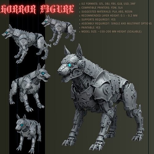 Guardian of the Future 3D print model