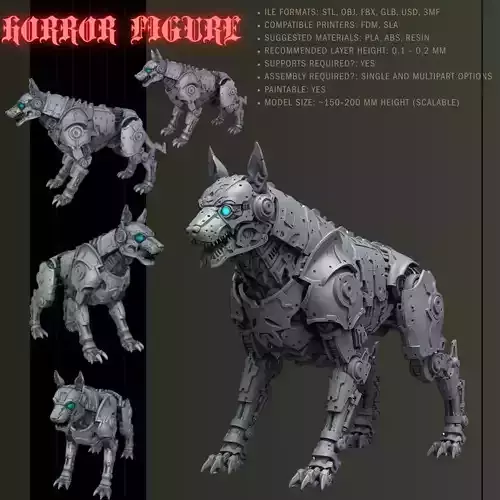 Guardian of the Future 3D print model