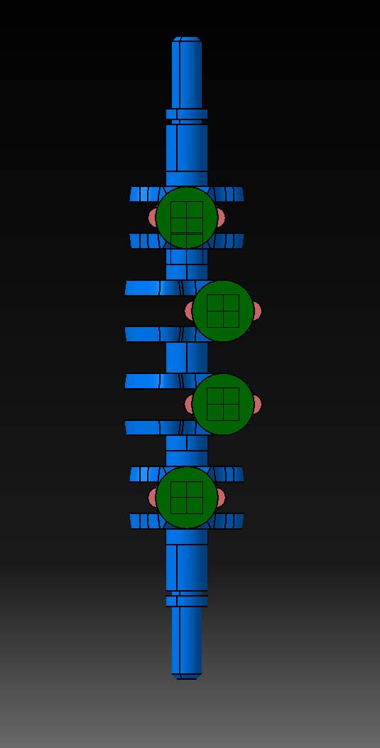 Four Stroke Engine CAD Model CATIA STEP IGES 3D Mechanical Part 3D print model_3