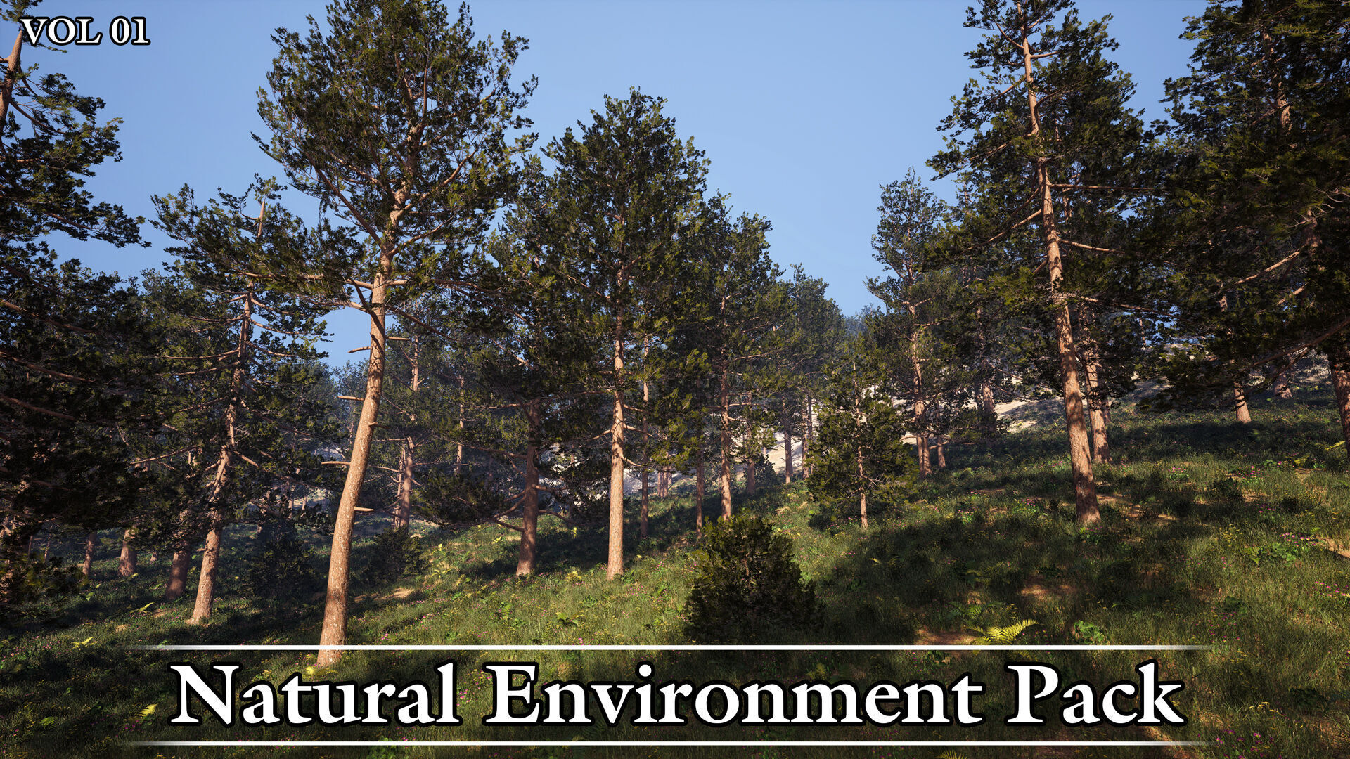 Natural Environment Pack Game Ready VOL01 Low-poly 3D model_4