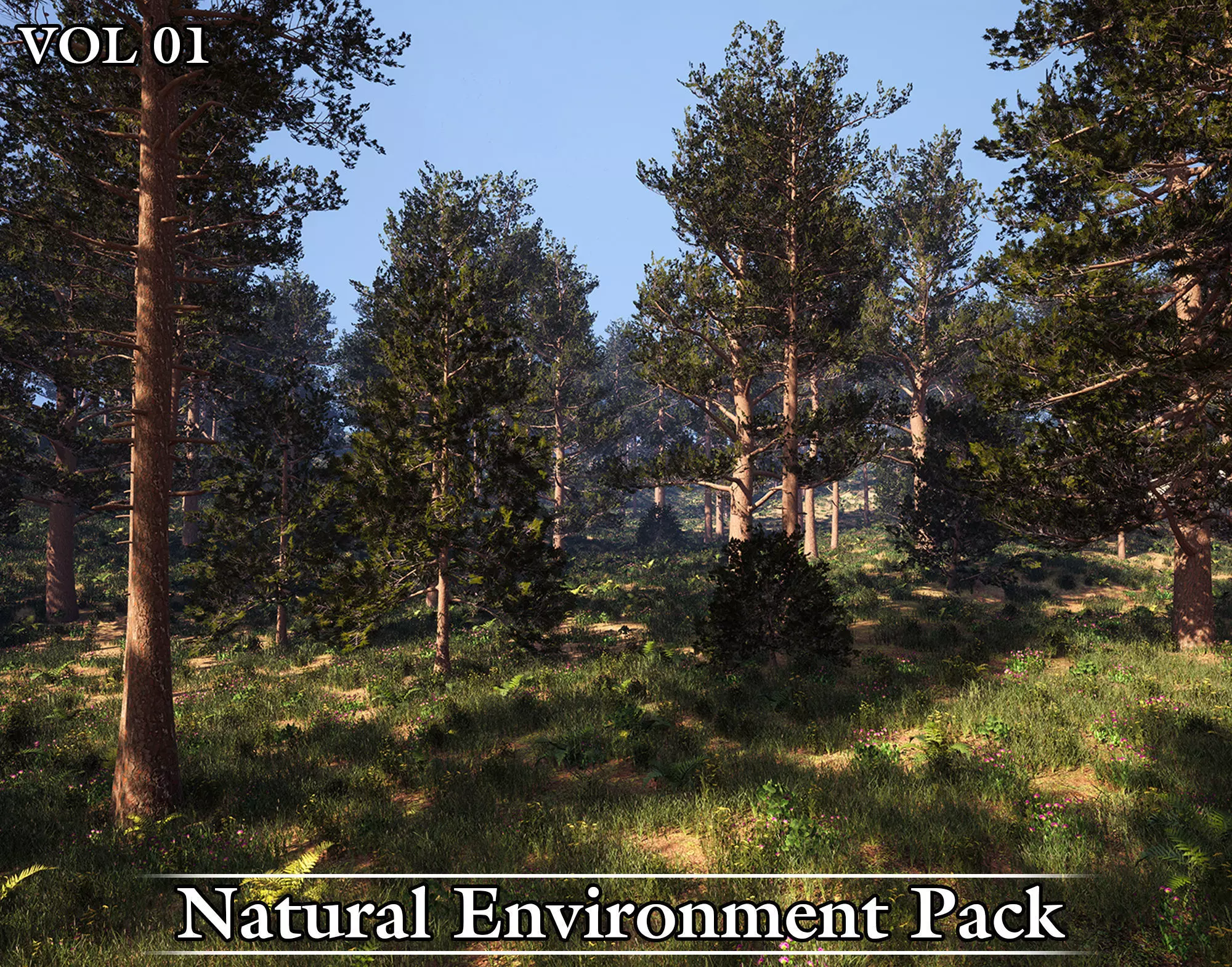 Natural Environment Pack Game Ready VOL01 Low-poly 3D model_0