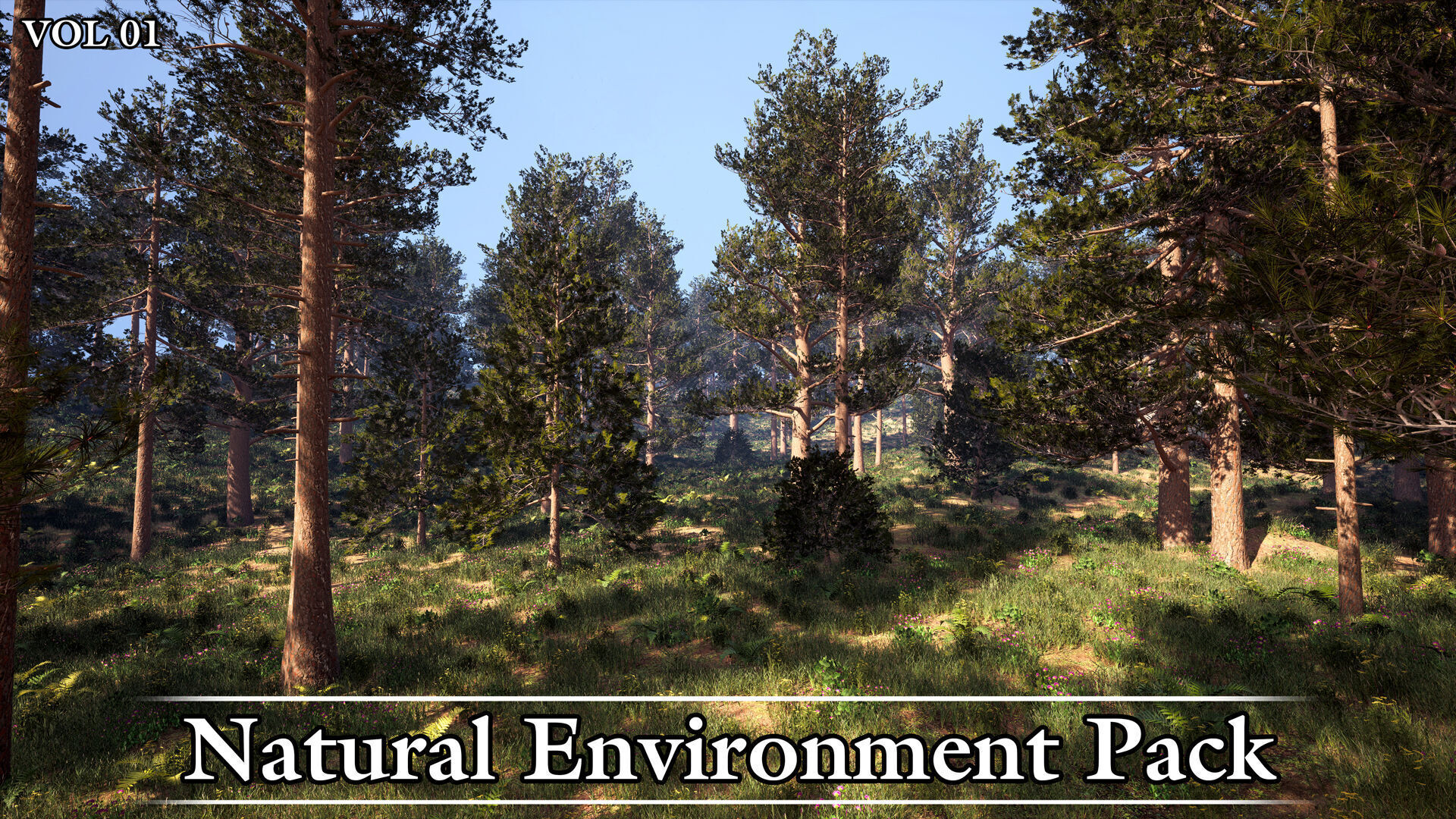 Natural Environment Pack Game Ready VOL01 Low-poly 3D model_2