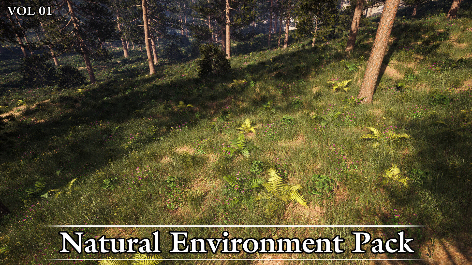 Natural Environment Pack Game Ready VOL01 Low-poly 3D model_7