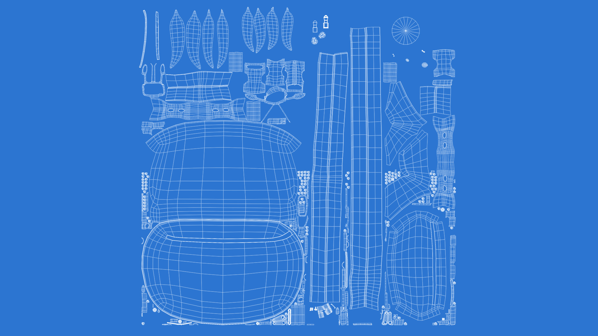 Ladies BAGS Low-poly 3D model_19