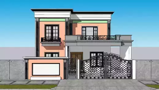 House Design 10x17m 2 floor
