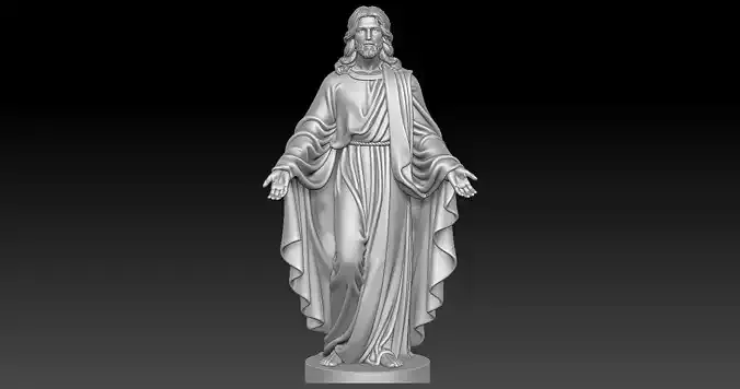 STATUE OF JESUS 2 3D print model