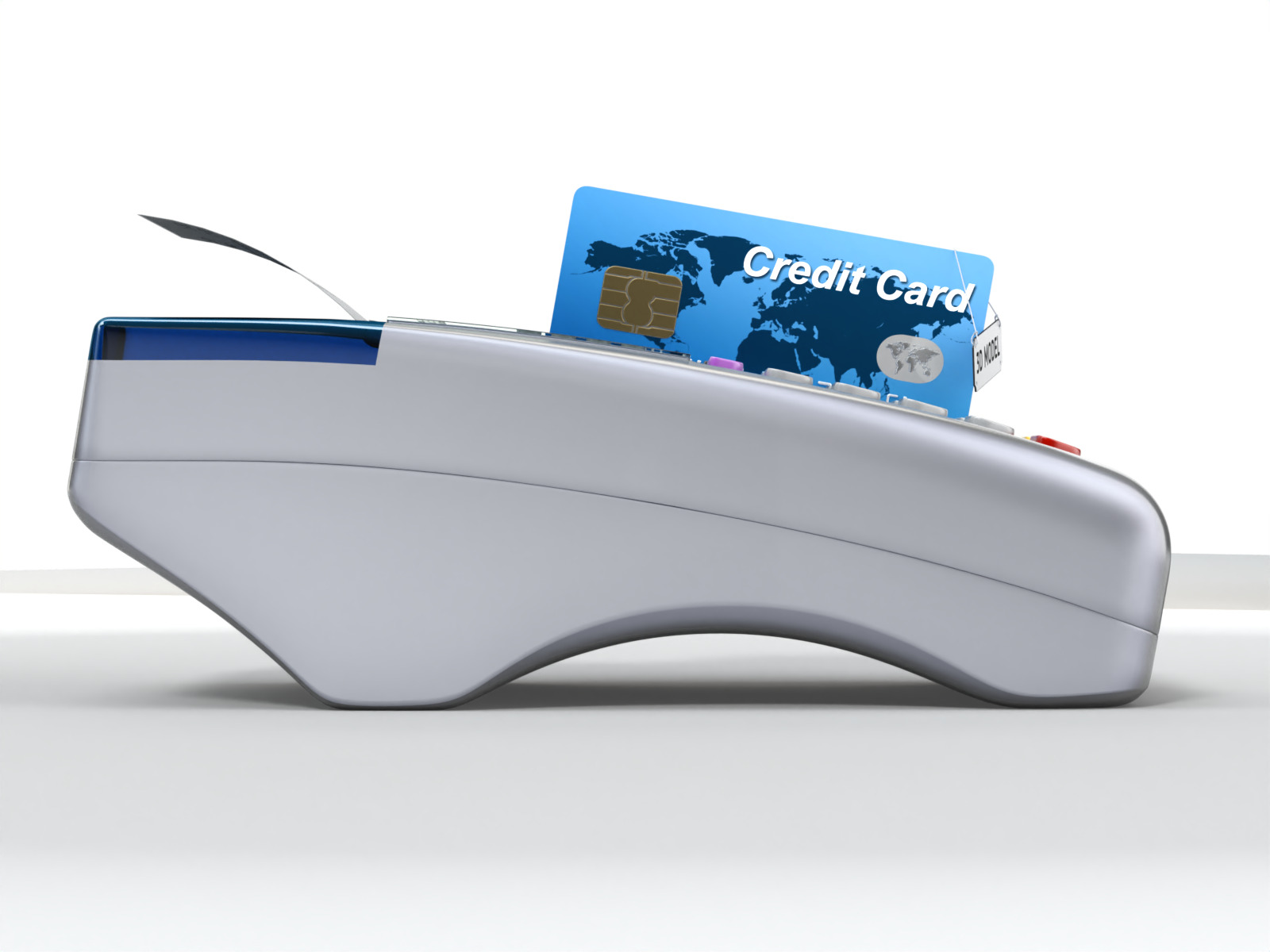 Credit Card Reader 3D model_9