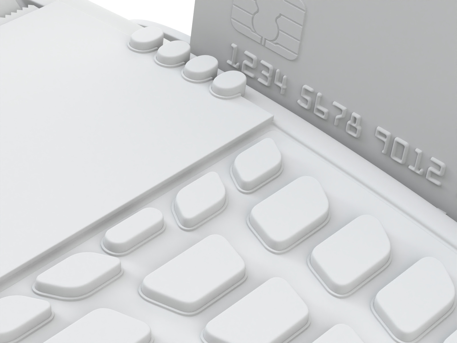 Credit Card Reader 3D model_11