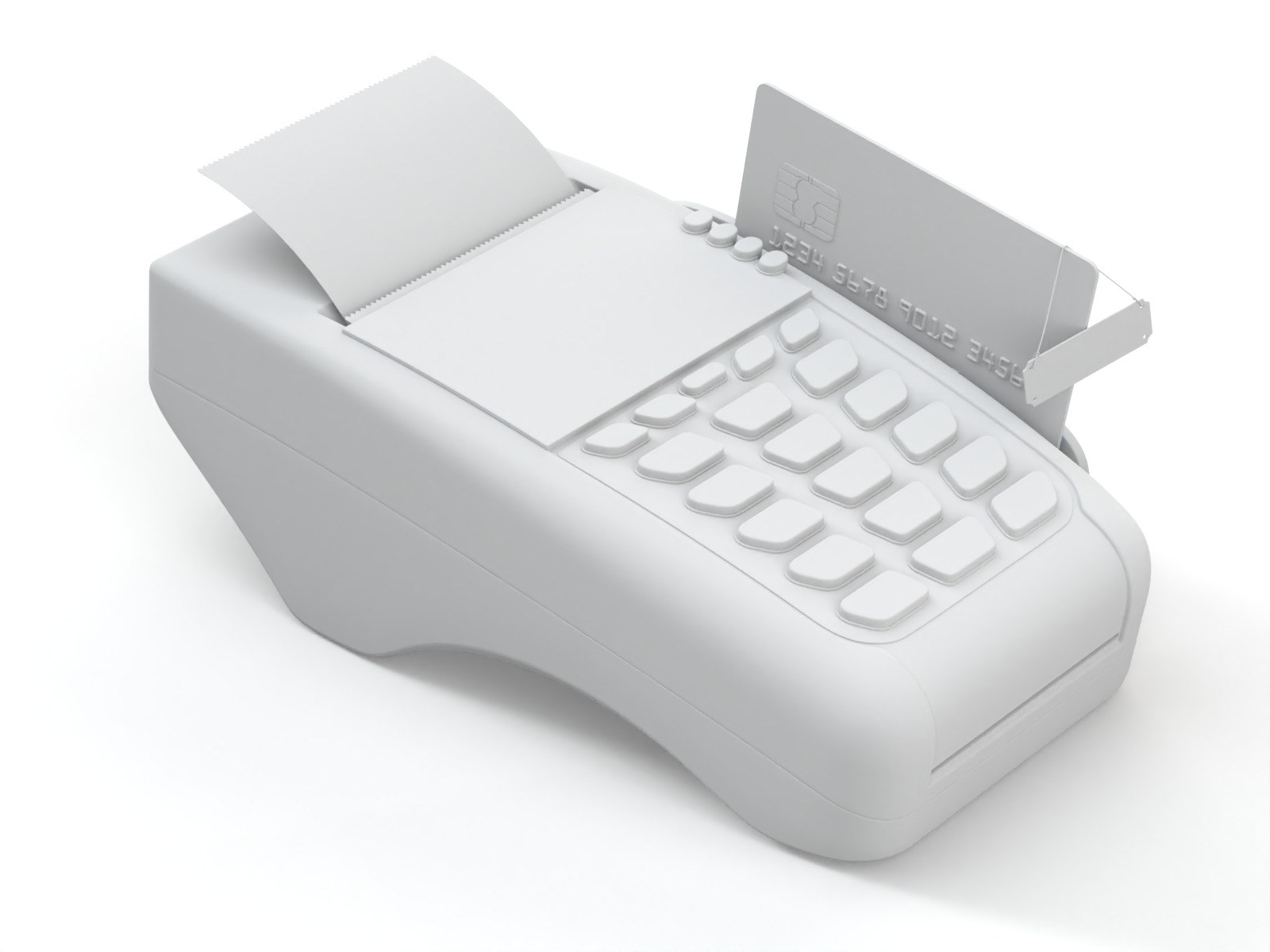 Credit Card Reader 3D model_10