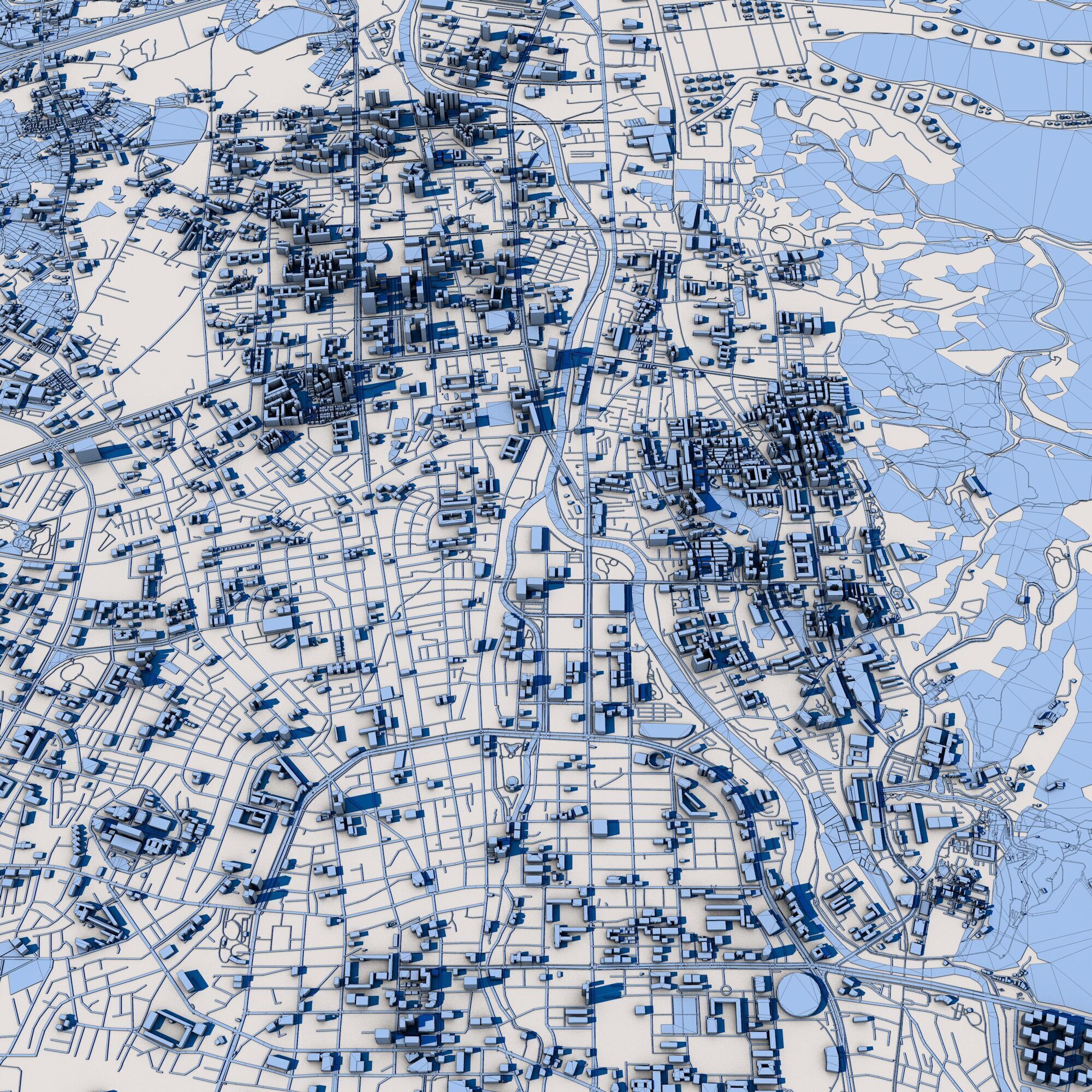 Taoyuan City Taiwan 3D model_9