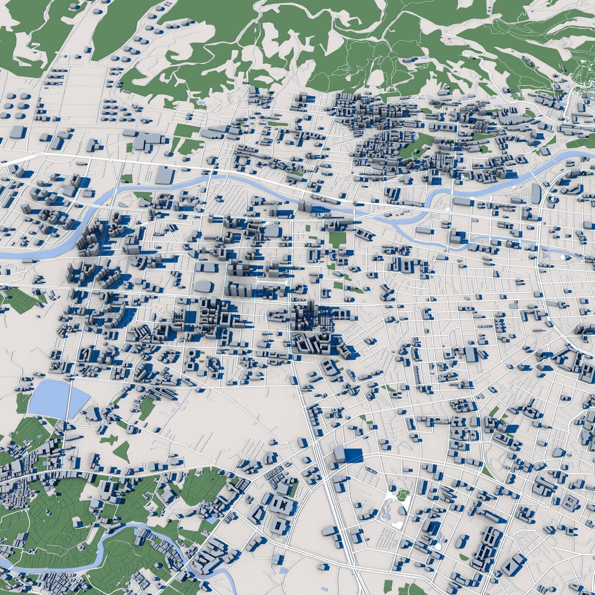 Taoyuan City Taiwan 3D model_8
