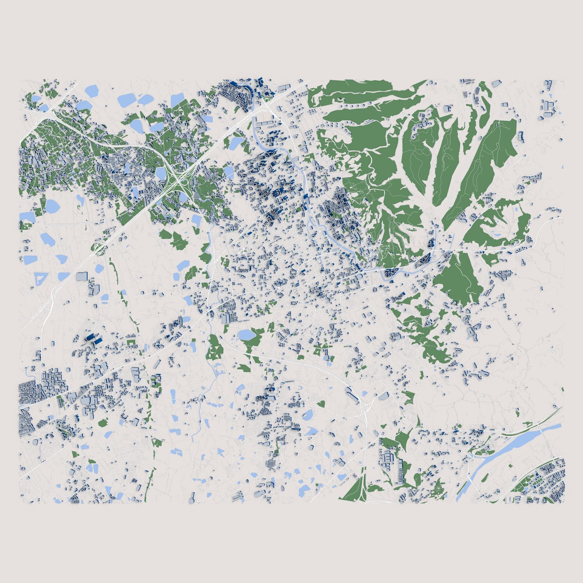 Taoyuan City Taiwan 3D model_2