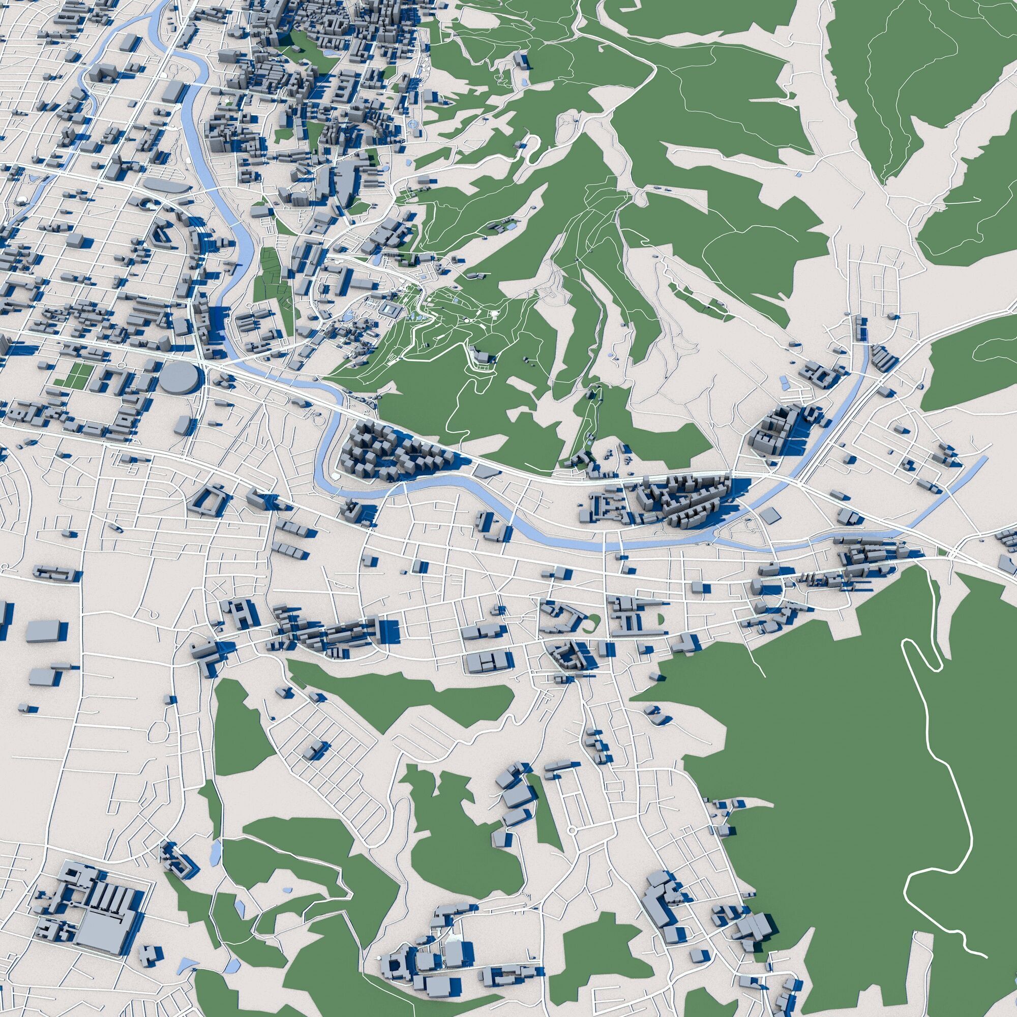 Taoyuan City Taiwan 3D model_4