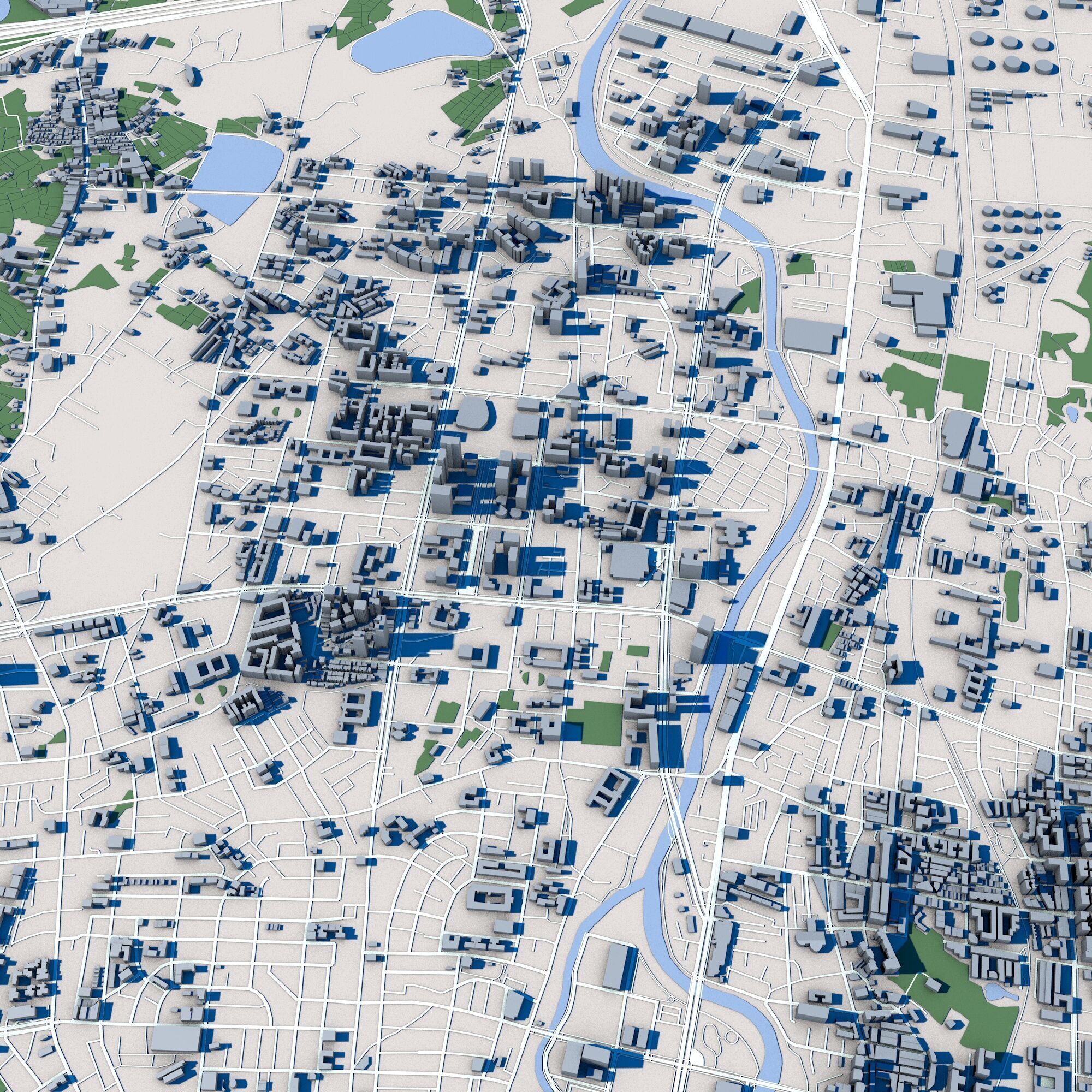 Taoyuan City Taiwan 3D model_5
