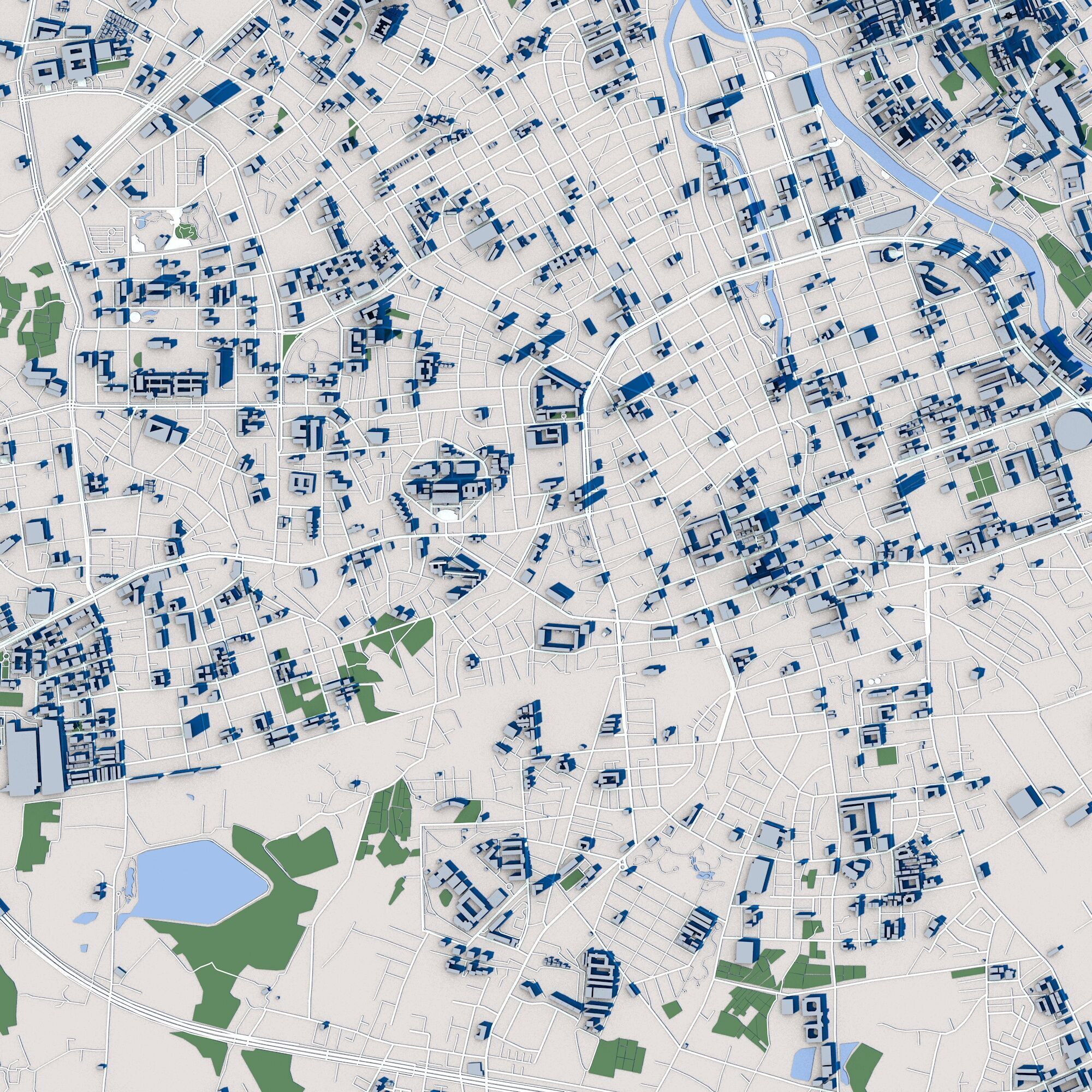 Taoyuan City Taiwan 3D model_3