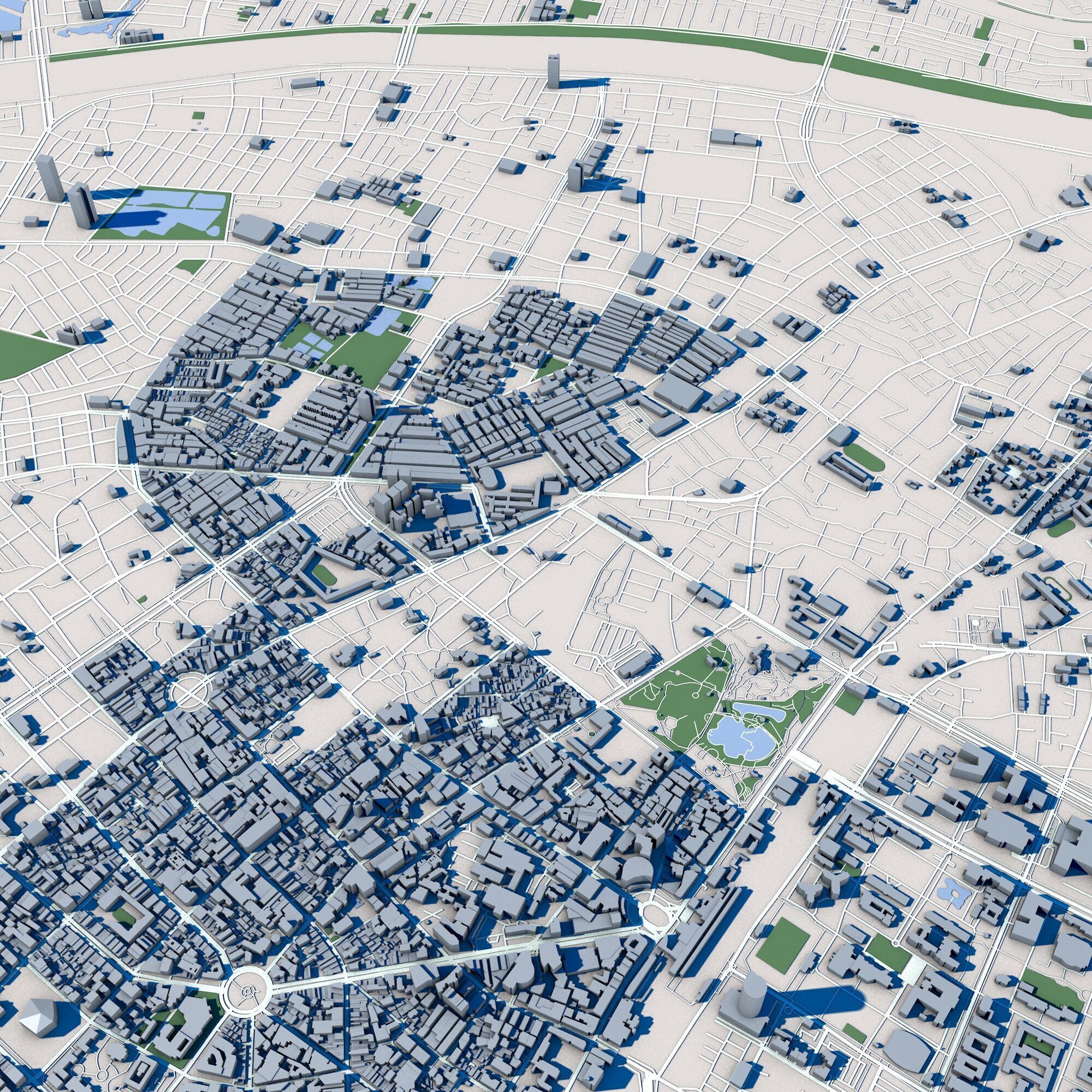 Tainan City Taiwan 3D model_8