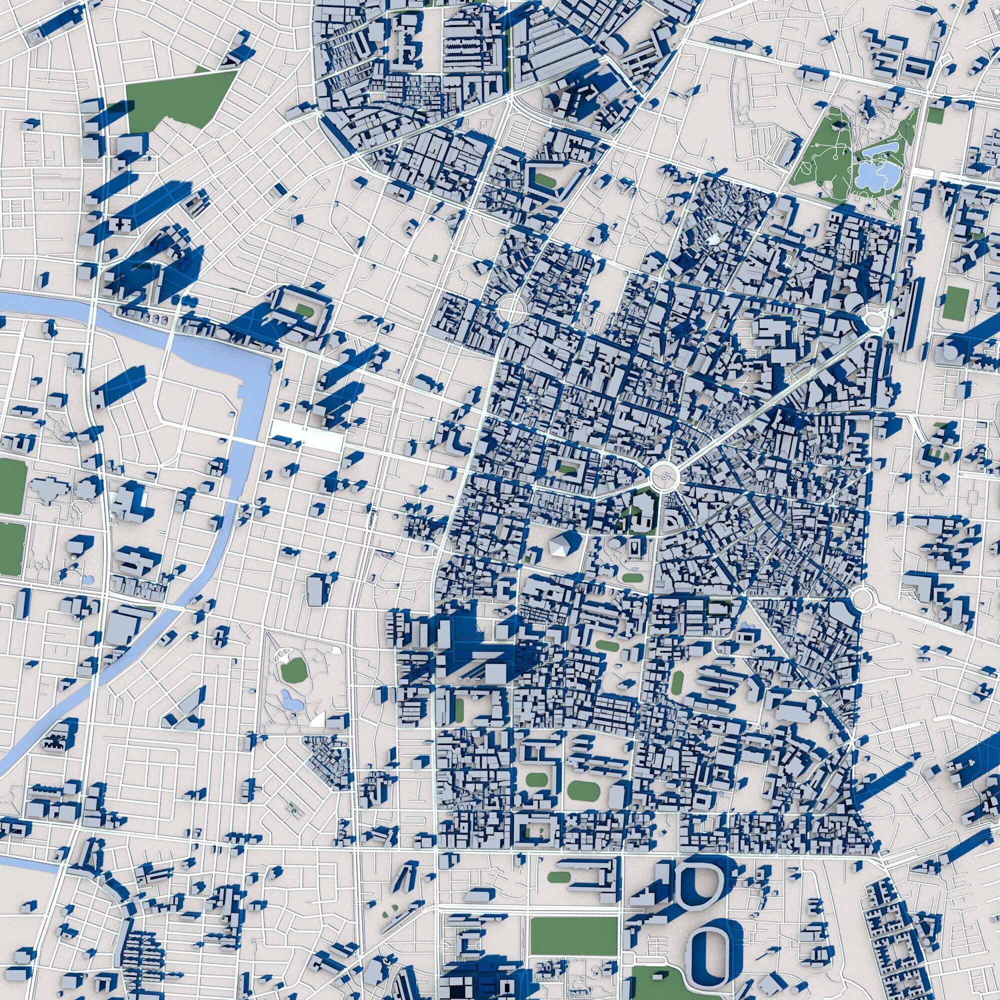 Tainan City Taiwan 3D model_3