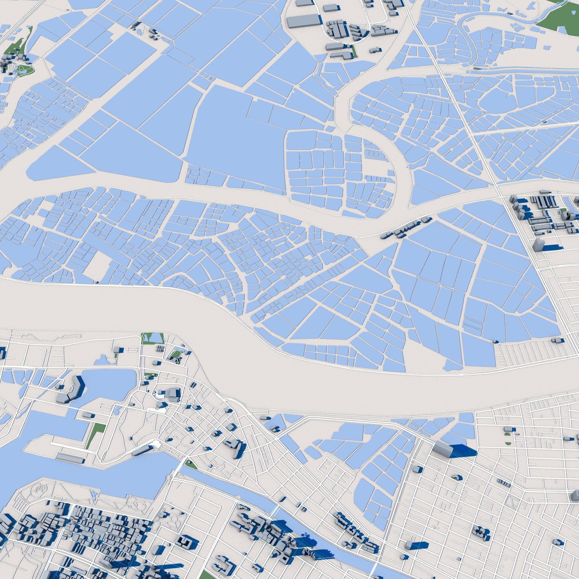 Tainan City Taiwan 3D model_9