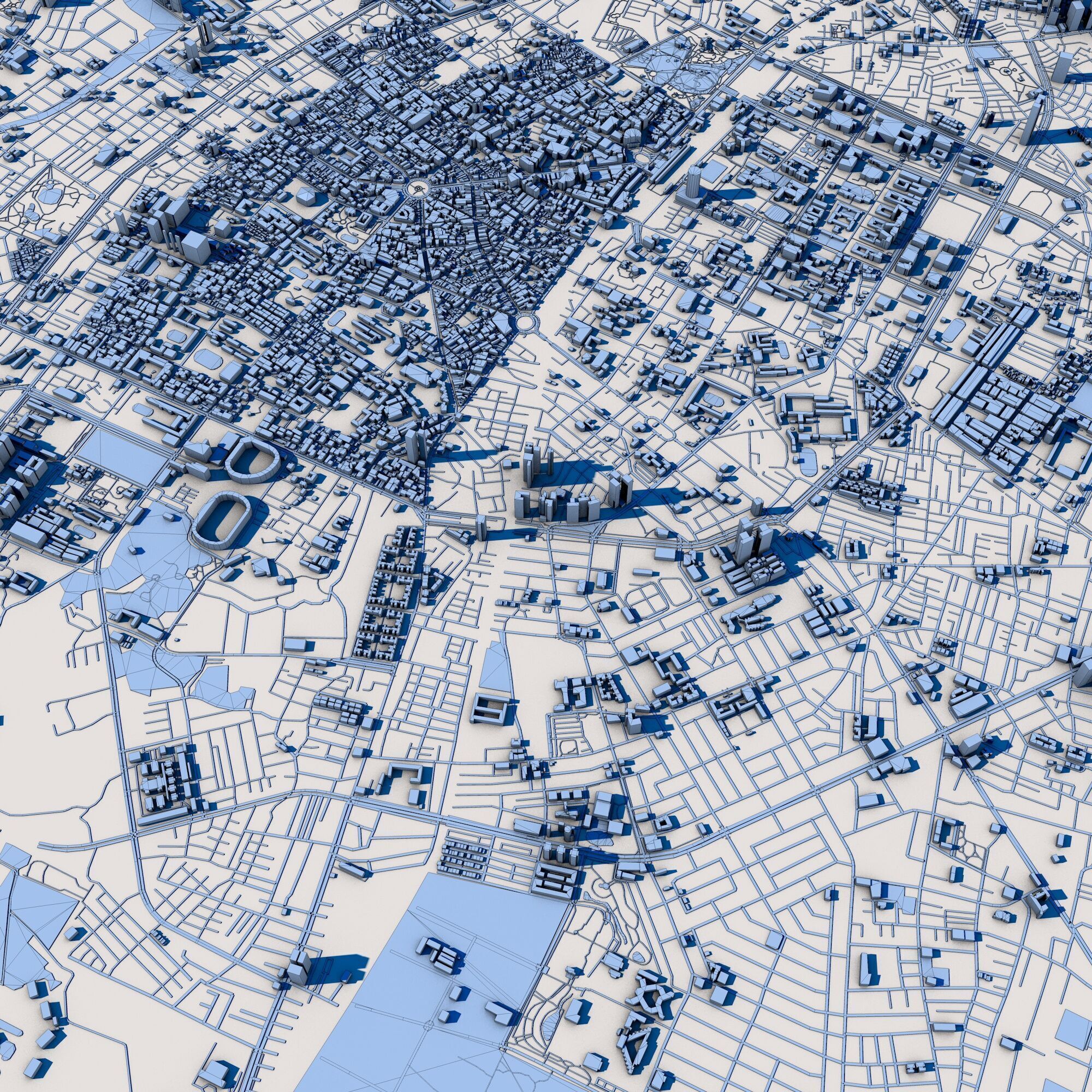 Tainan City Taiwan 3D model_11