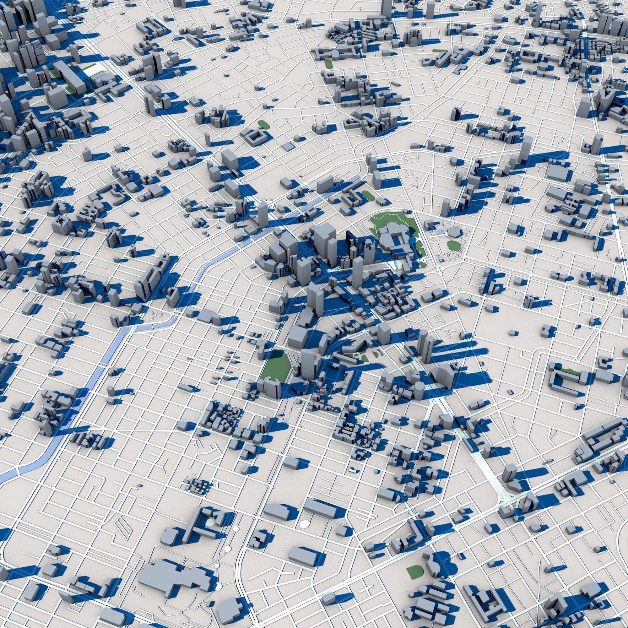 Taichung City Taiwan 3D model_4