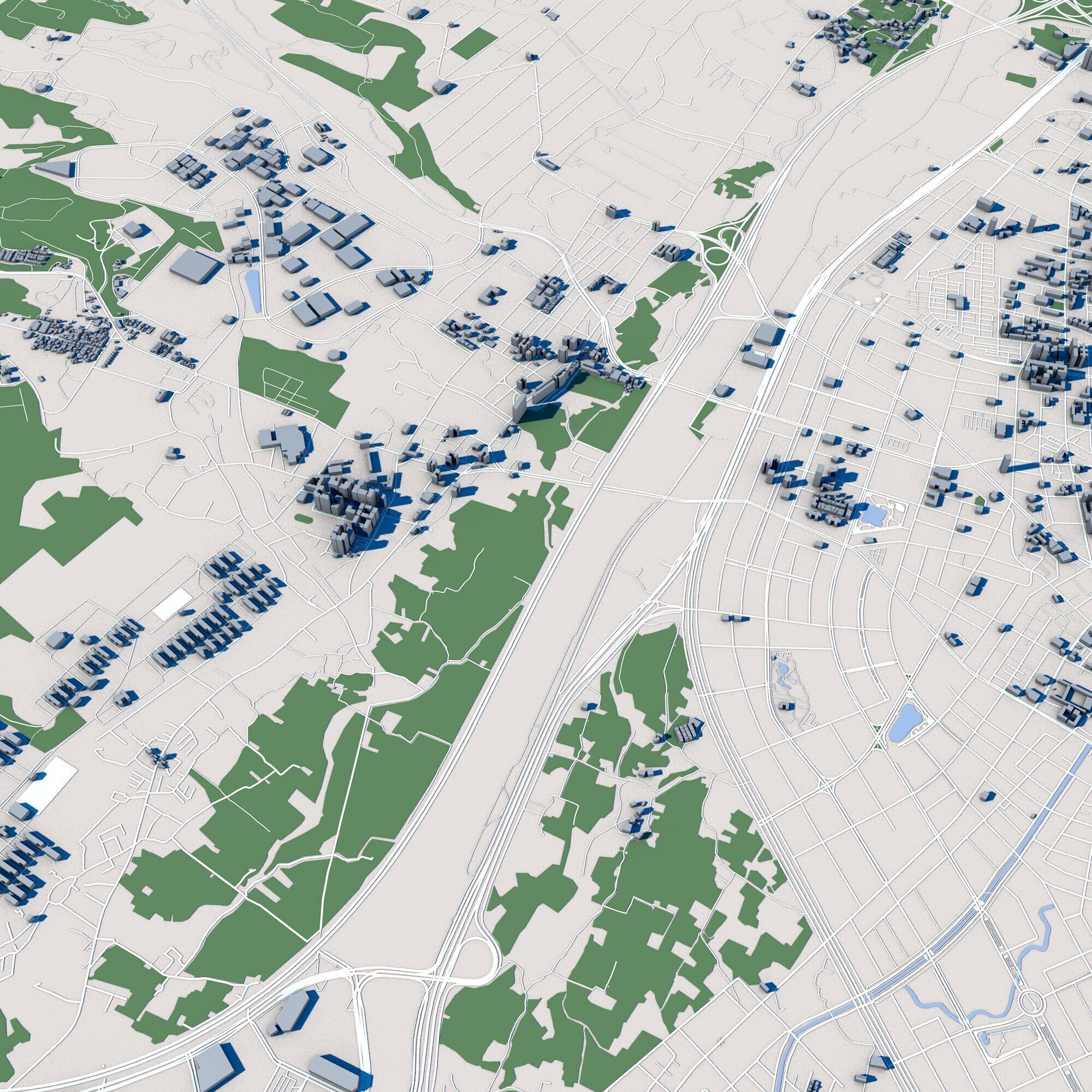 Taichung City Taiwan 3D model_8