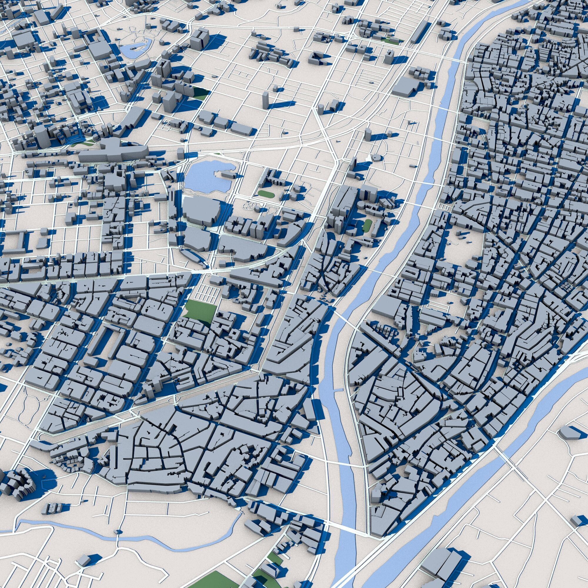 Taichung City Taiwan 3D model_6