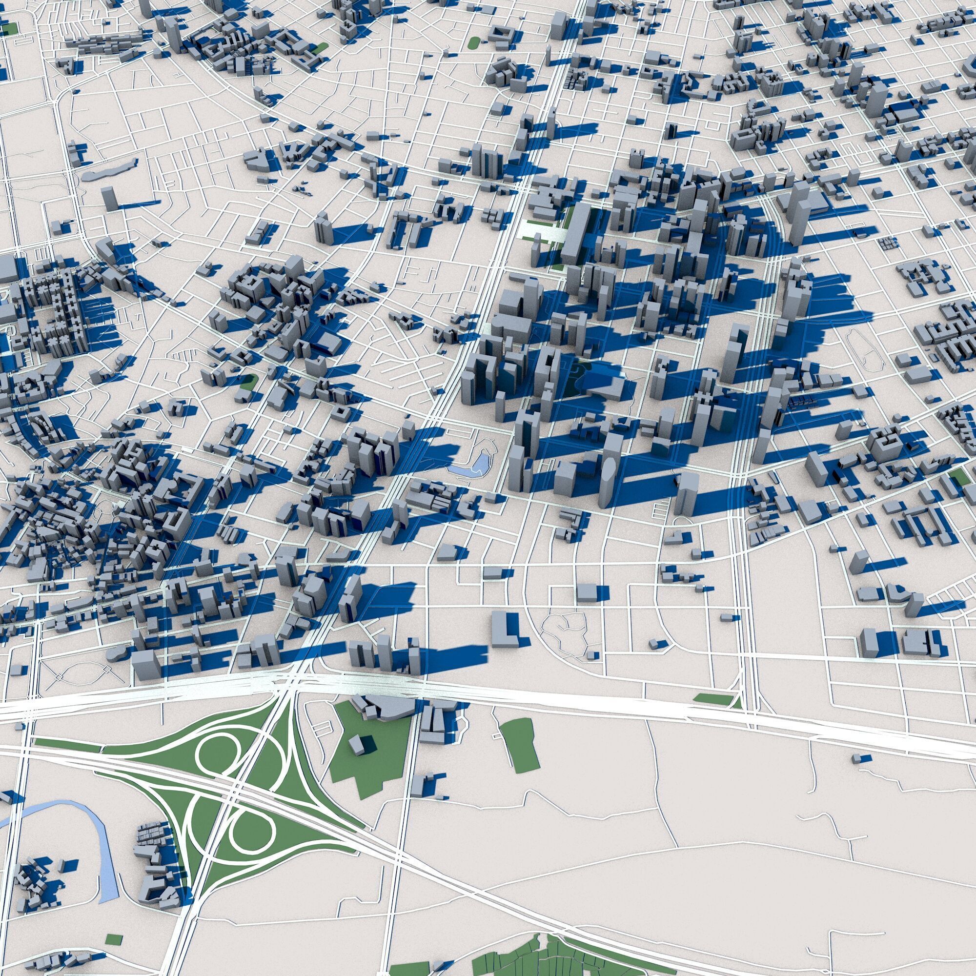 Taichung City Taiwan 3D model_9