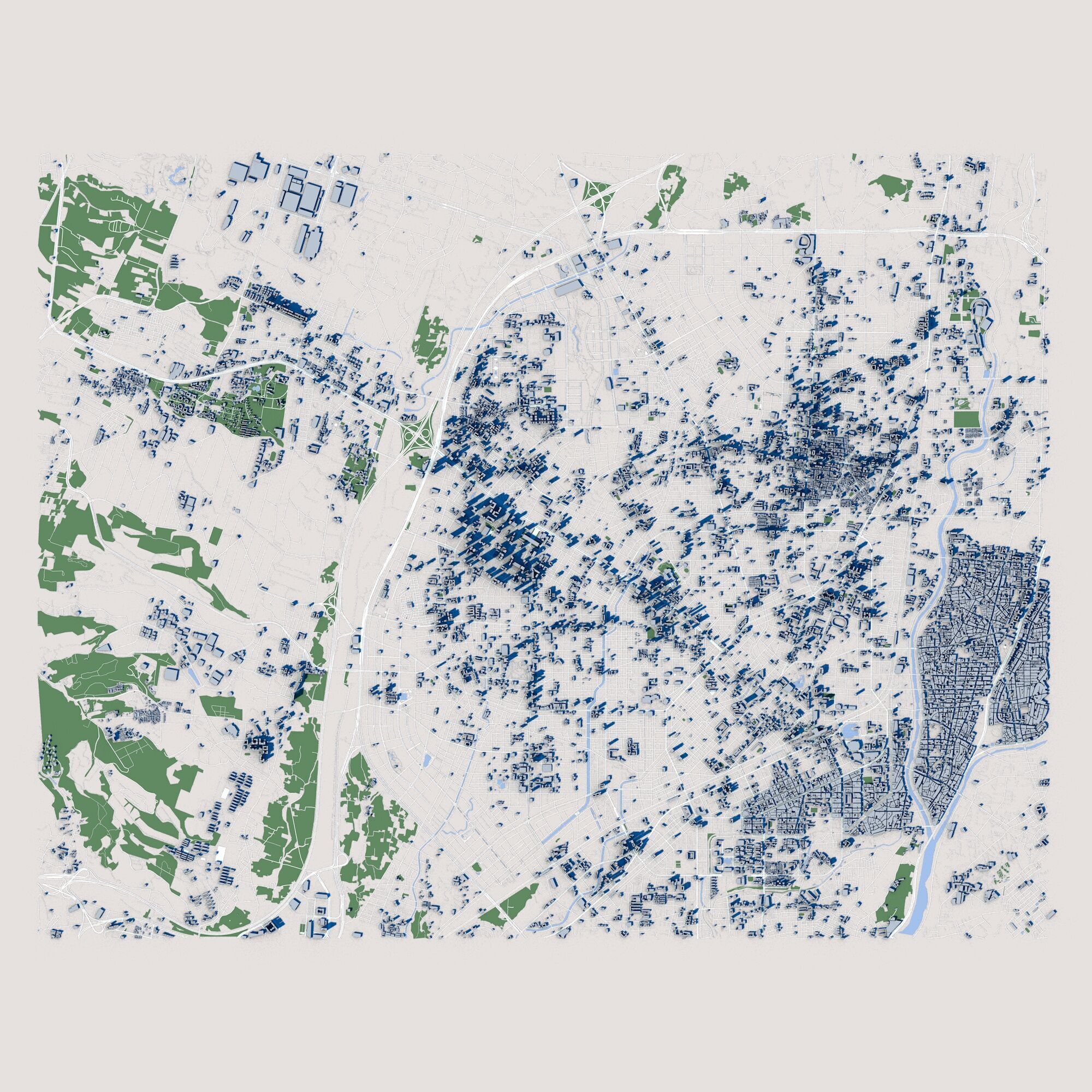 Taichung City Taiwan 3D model_2