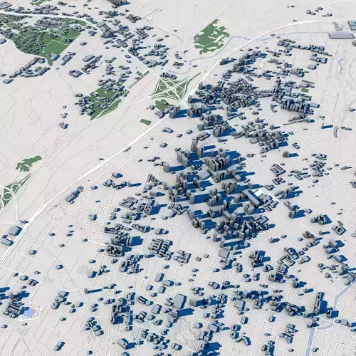 Taichung City Taiwan 3D model