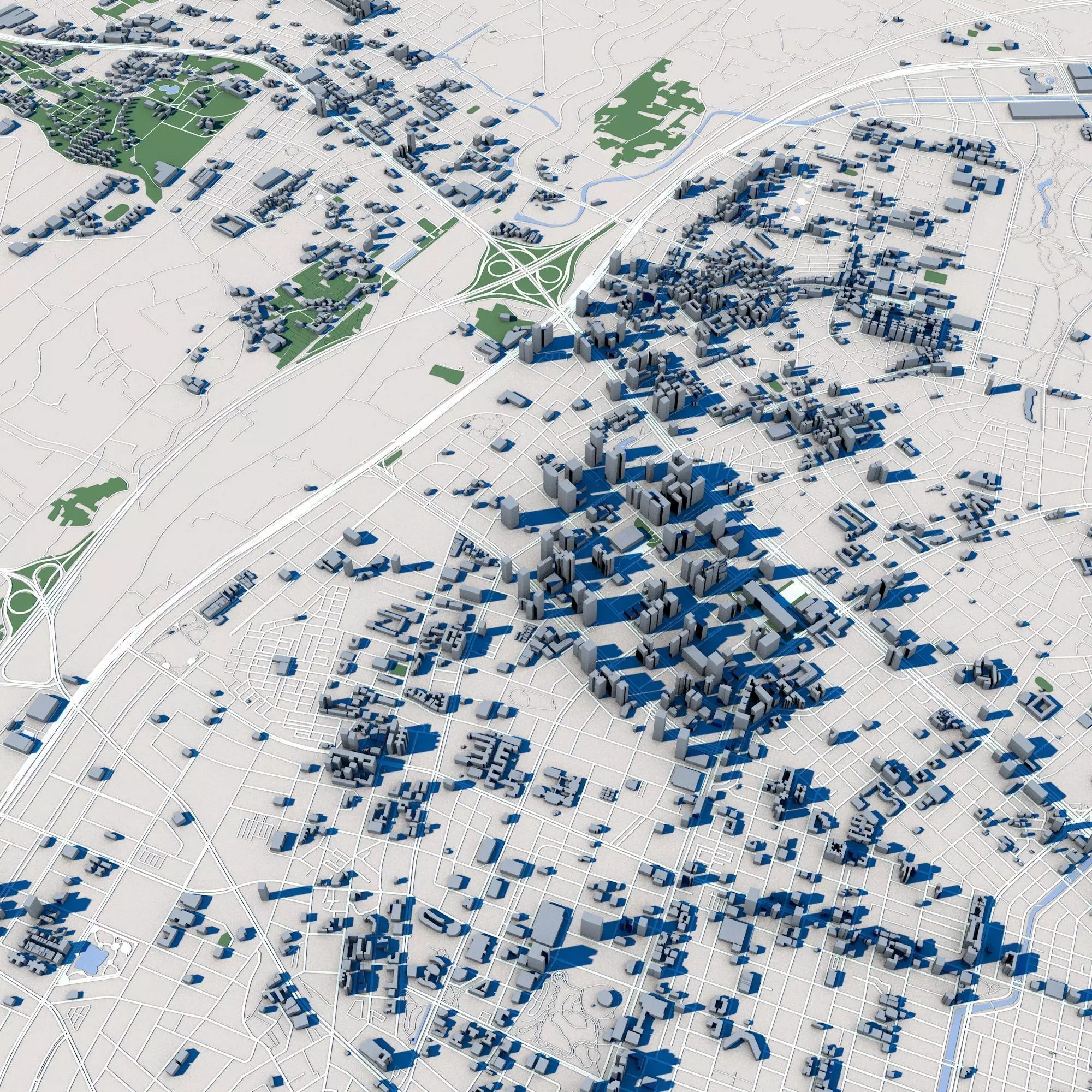 Taichung City Taiwan 3D model_0