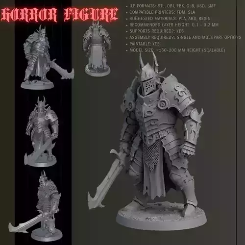 Mighty Warrior 3D print model