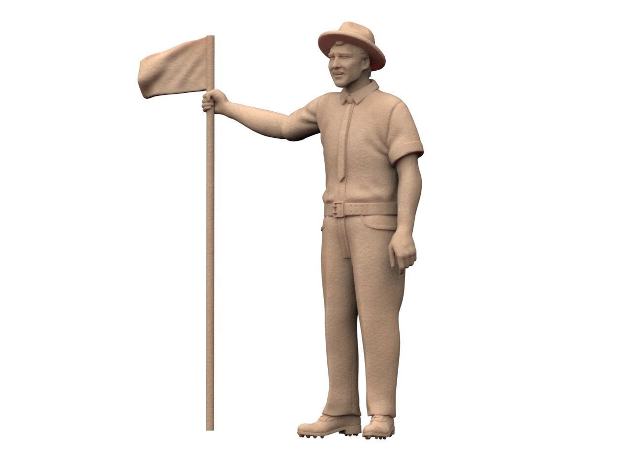 Golf Player 3D print model_7