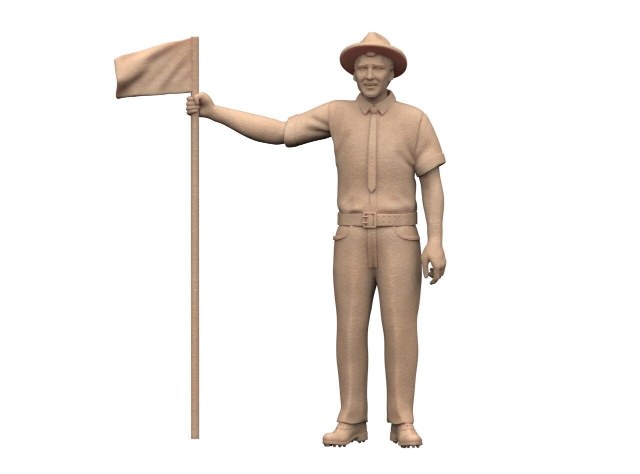 Golf Player 3D print model_19