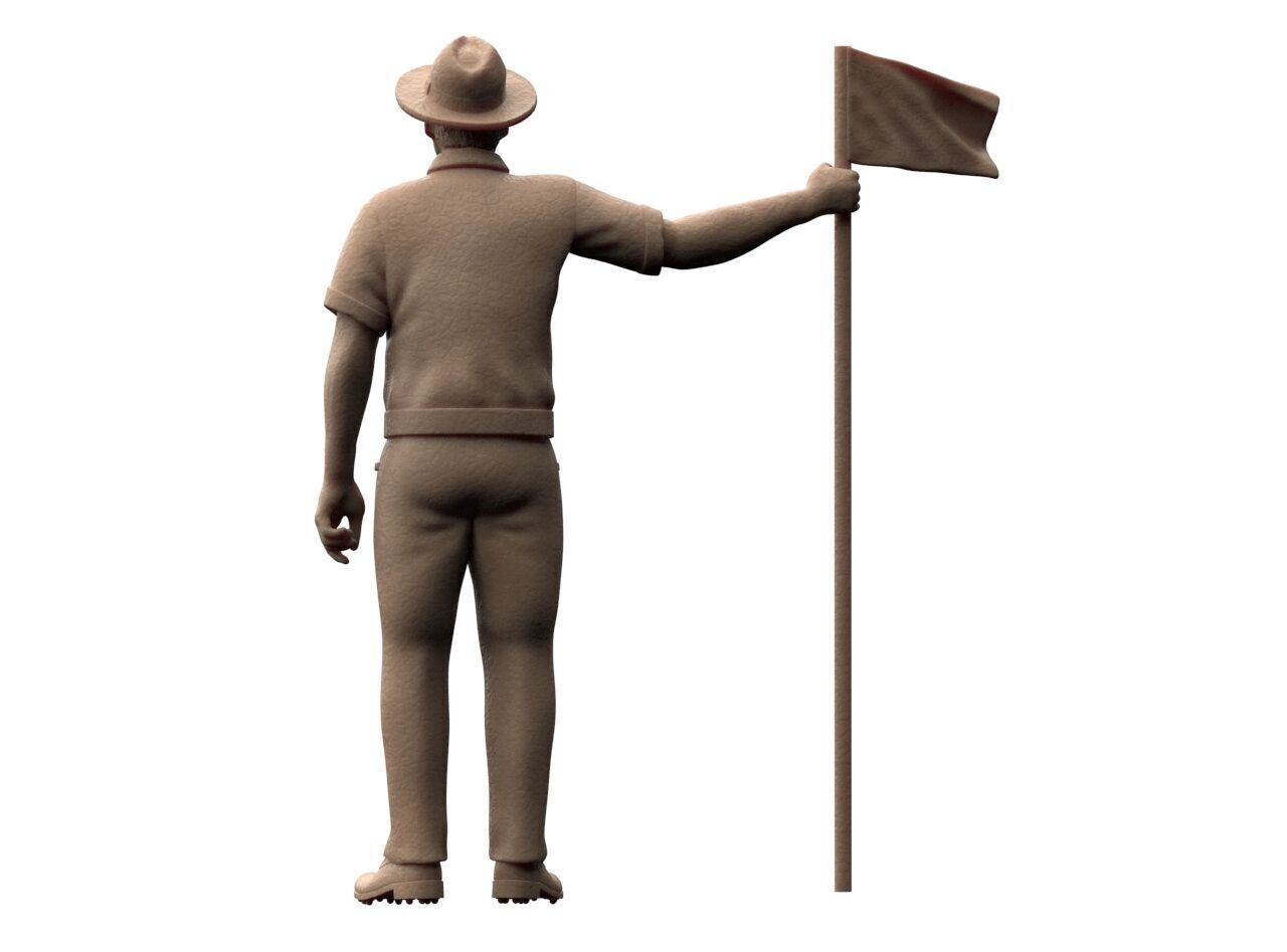 Golf Player 3D print model_24