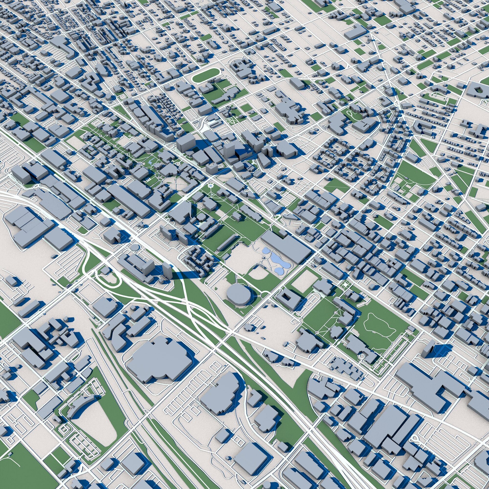 Saint Louis City USA 3D model_7
